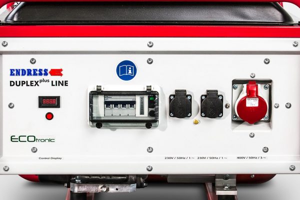 ENDRESS Benzin Stromerzeuger ESE 606 DHG-GT ES DUPLEX plus, Elektro Start – Bild 4