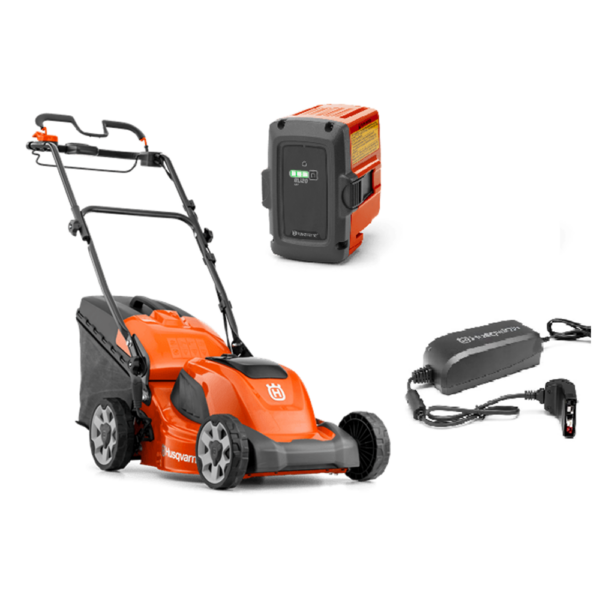 HUSQVARNA LC 142iS Akku-Rasenmäher, AKTIONSSET, 1x 40-B140 Akku, 1x 40-C80 Ladegerät