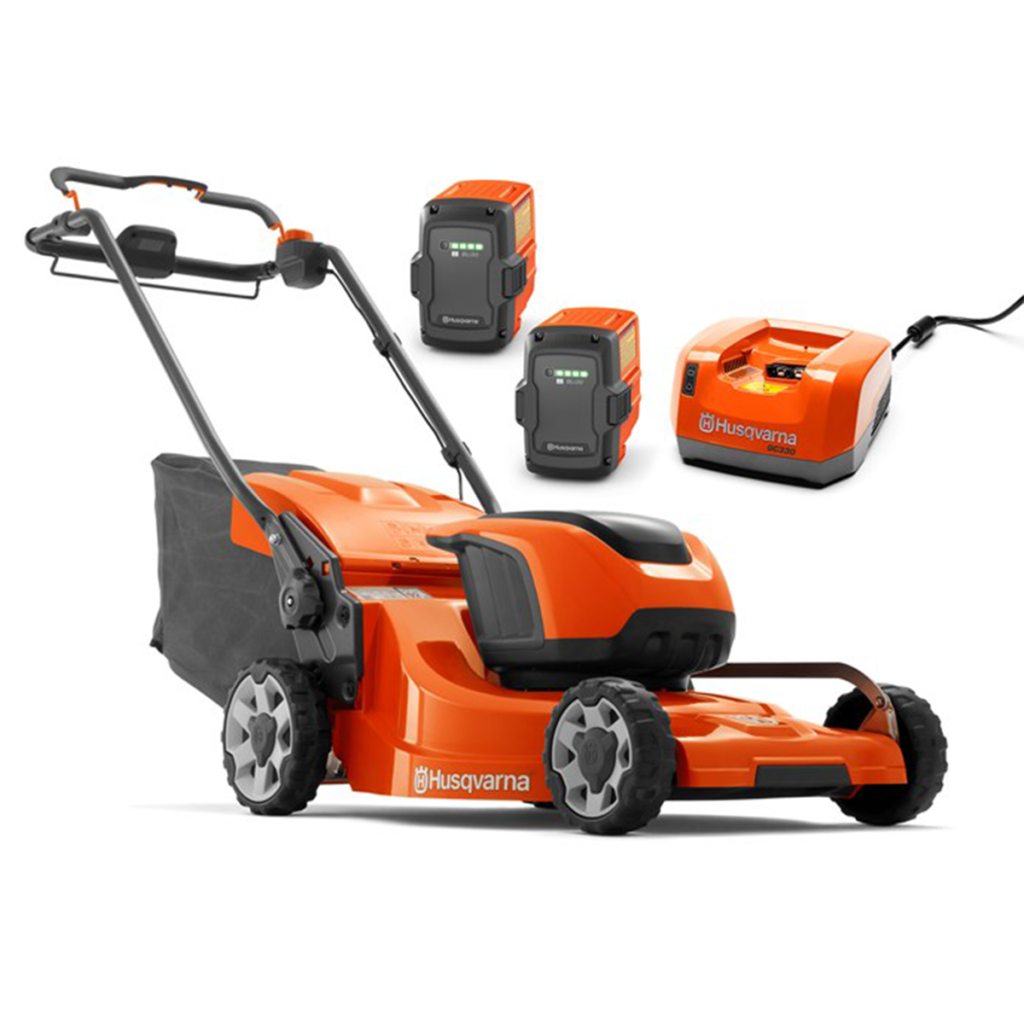 HUSQVARNA LC 347iVX AkkuRasenmäher, AKTIONSSET 1x BLi30, 1x QC330
