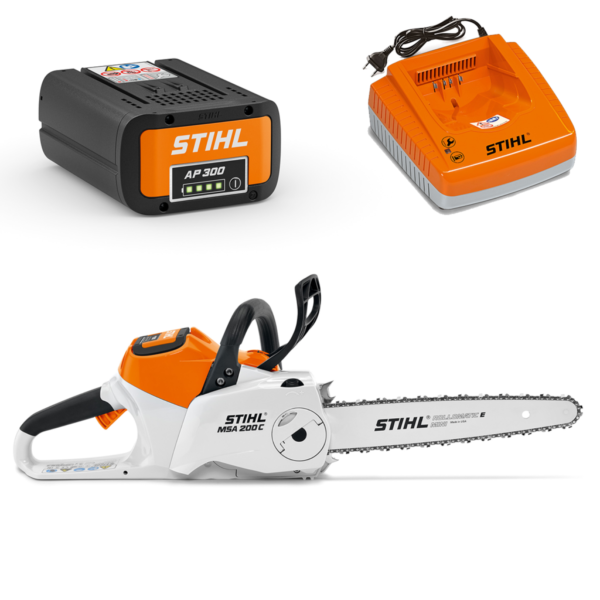 STIHL MSA 200 C-B Akku-Motorsäge, 35cm Schwert, AKTIONSSET 3