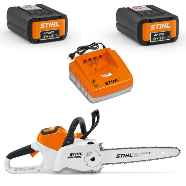 STIHL MSA 200 C-B Akku-Motorsäge, 35cm Schwert, AKTIONSSET 4