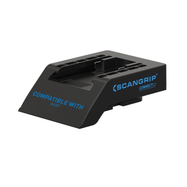 Scangrip CONNECTOR Intelligenter Adapter mit Akkusicherheitssystem, kompatibel mit Hazet