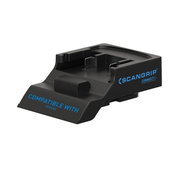 Scangrip CONNECTOR Intelligenter Adapter mit Akkusicherheitssystem, kompatibel mit Hikoki