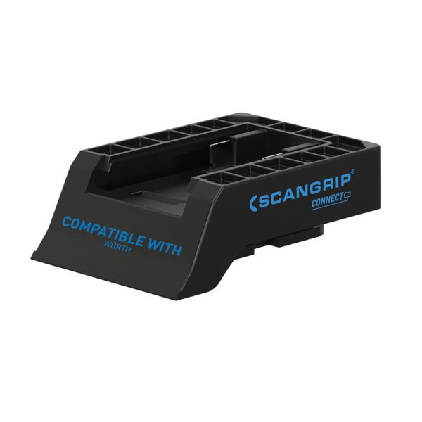 Scangrip CONNECTOR Intelligenter Adapter mit Akkusicherheitssystem, kompatibel mit Würth