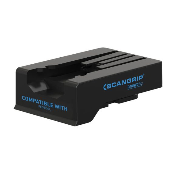 Scangrip CONNECTOR Intelligenter Adapter mit Akkusicherheitssystem, kompatibel mit Festool