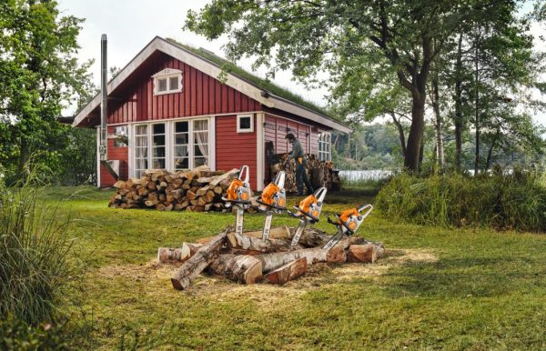 STIHL MS 212 C-BE Benzin Motorsäge – Bild 4
